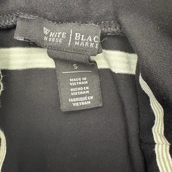 WHBM Convertible Multi-color Stripe Maxi Skirt/Dress Black Size S - Picture 5 of 9